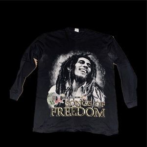 Vintage long sleeve Bob Marley with rhinestones